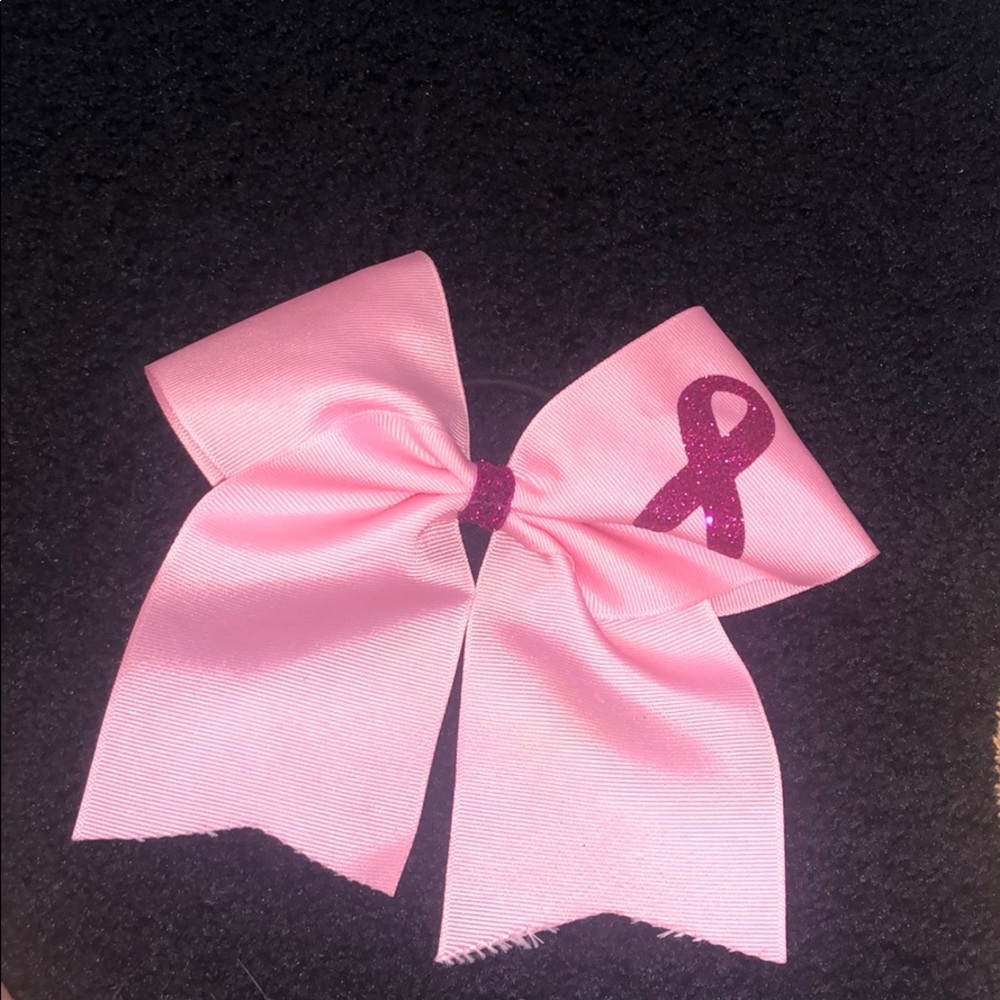 Breast Cancer awareness cheer bow